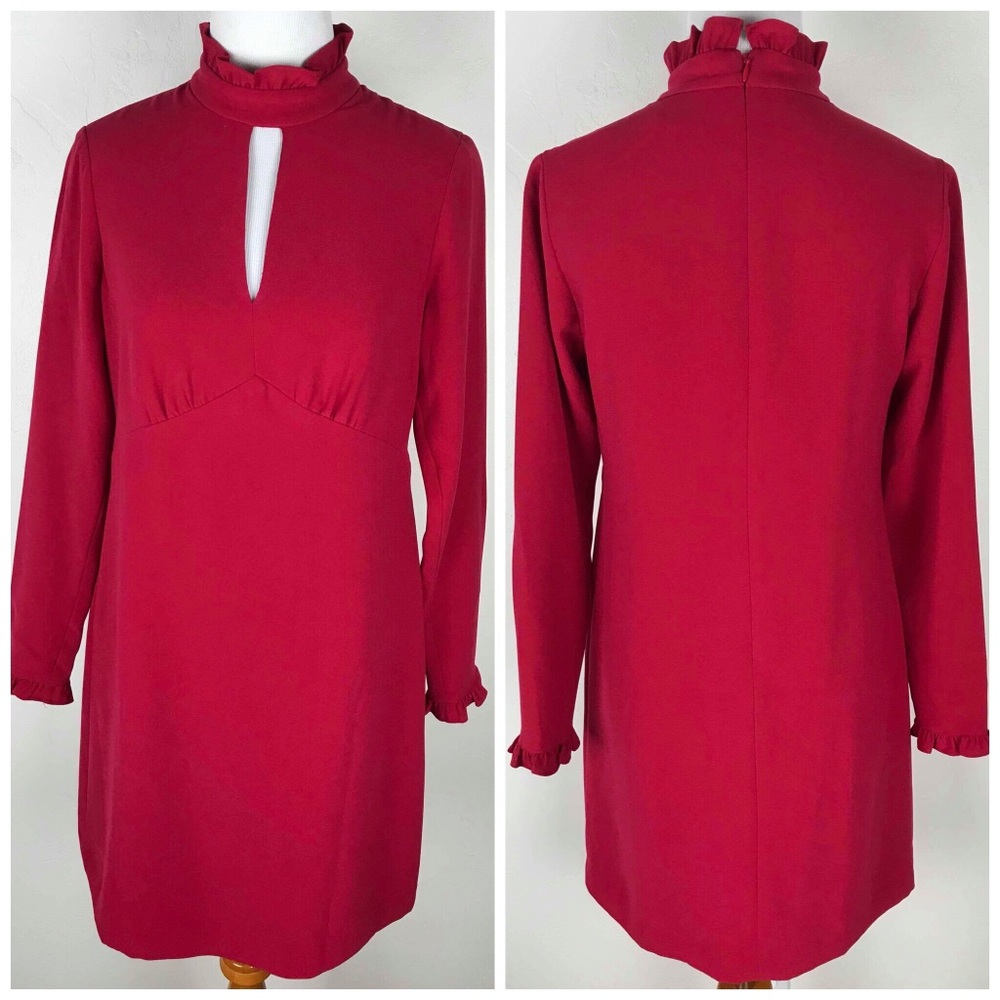 Shoshanna Melody Dress - perfect red for holiday party!